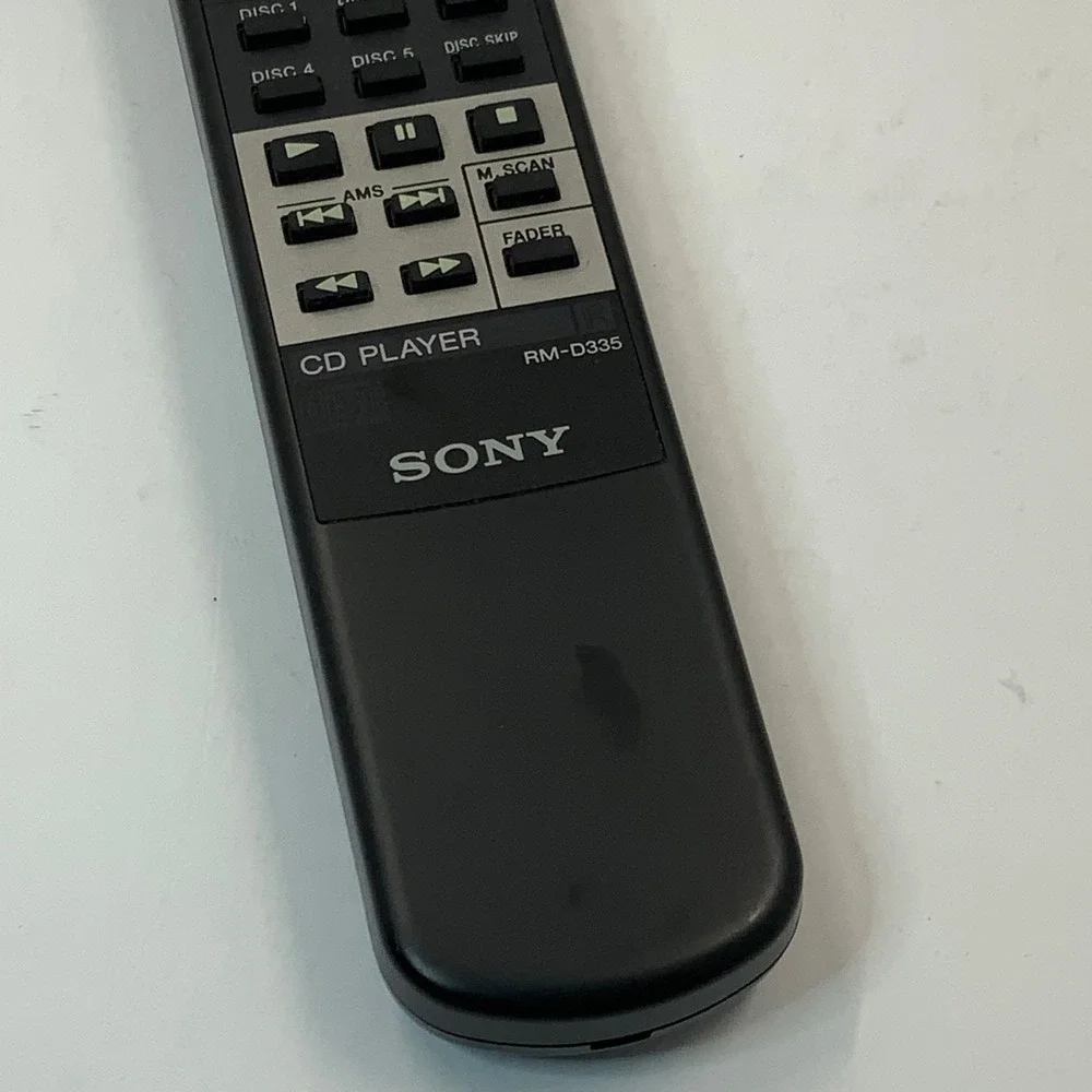 Sony RM-D335 CD Player‎ Remote Control Genuine OEM Black RM D335
